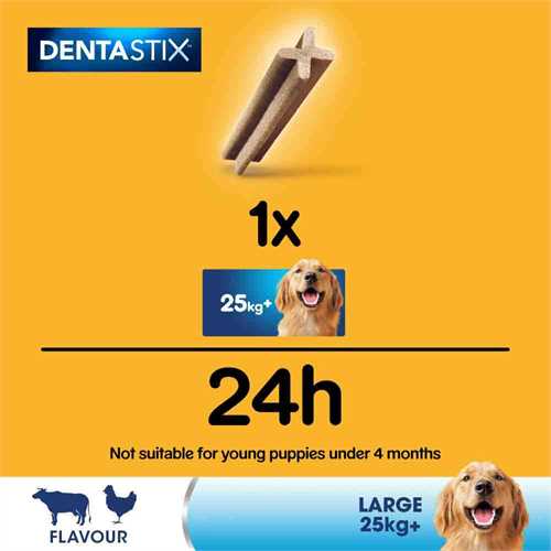 PEDIGREE® DENTASTIX™ Daily Dental Chews Large Dog 21 Sticks - Image 3