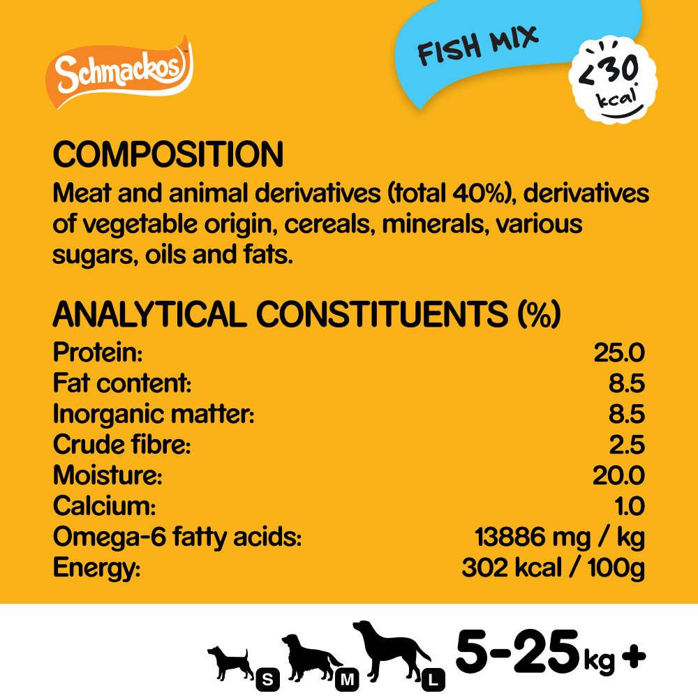 Schmackos Treat Fish 20 Stick packs - Image 4