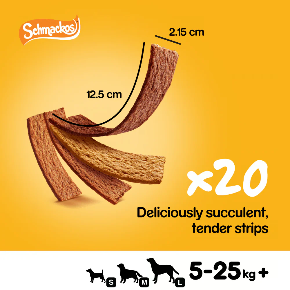 Schmackos Treat Fish 20 Stick packs - Image 3